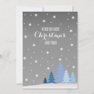 Nous vous souhaitons une carte de Joyeux Noël avec