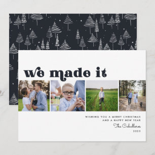 Nous y sommes Carte de vœux photo Nouvel An