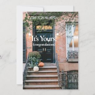 Nouveau Accueil Félicitations Carte de voeux