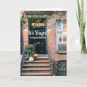 Nouveau Accueil Félicitations Carte de voeux