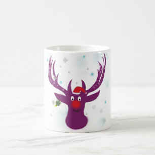 Nouveau An Cartoon Classique Mug Blanc