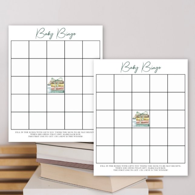 Nouveau Baby shower de chapitre - Jeu de Bingo (Créateur téléchargé)