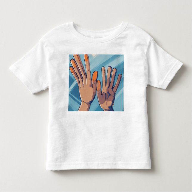 nouveau beau T-shirt blanc imprimé (Devant)
