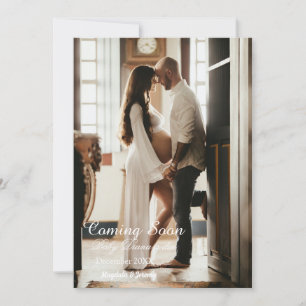 Nouveau bébé en route, carte faire-part grossesse