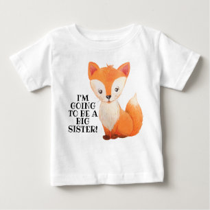 Nouveau bébé Grand Soeur Petit Fox Toddler Tshirt