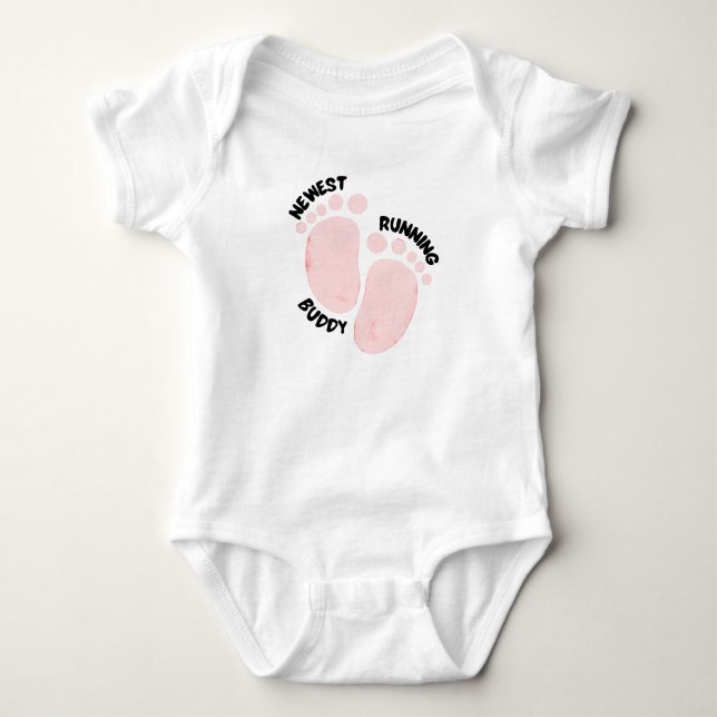 nouveau body pour bébé compagnon de course (Devant)