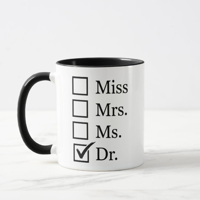 Nouveau cadeau de tasse de remise de diplôme de do (Gauche)