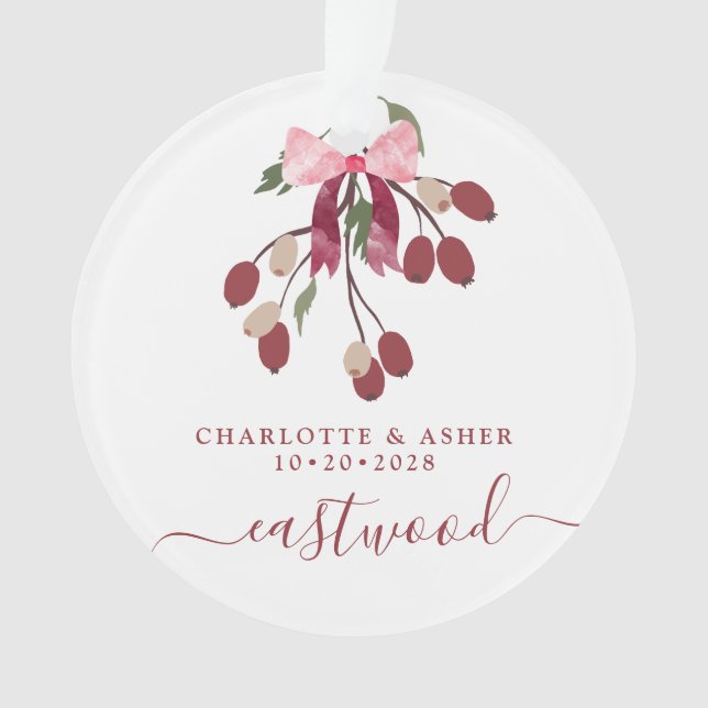 Nouveau cadeau Mr & Mrs Christmas Ornament (devant)