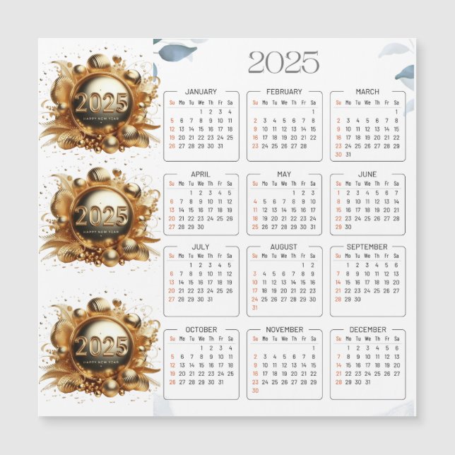 Nouveau calendrier 2025 pour elle (Devant)