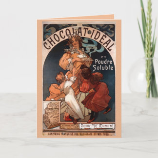 Nouveau carte d'anniversaire au chocolat