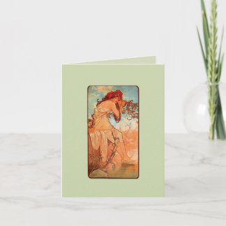 Nouveau Carte de note pour fille d'été