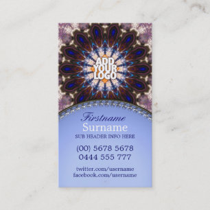 Nouveau carte de visite d'âge d'énergie indigèn