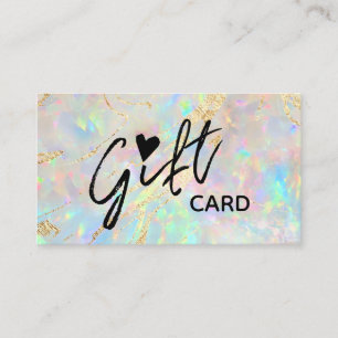 nouveau certificat cadeau texture opale