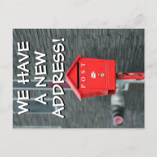 Nouveau changement d'adresse Carte postale