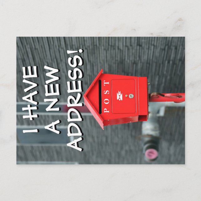 Nouveau changement d'adresse Carte postale (Devant)
