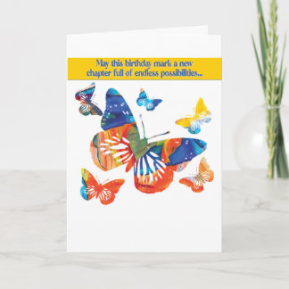 Nouveau chapitre Carte d'anniversaire