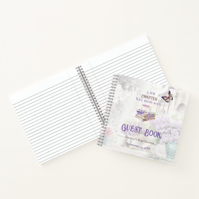 Nouveau chapitre Débutez le Baby shower du livre d (Intérieur)