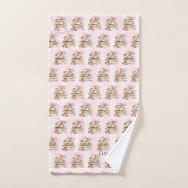 Nouveau chapitre rubans roses (Serviette à main)