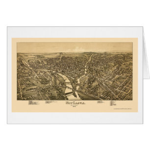 Nouveau château, carte panoramique de PA - 1896