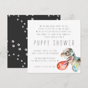 Nouveau chiot   Invitation à une fête de chiot