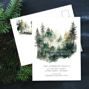 Nouveau cou de la forêt Nouvelle carte postale d'a