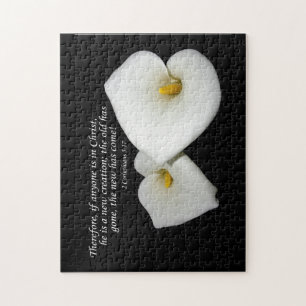 nouveau dans l'Écriture du Christ avec puzzle des