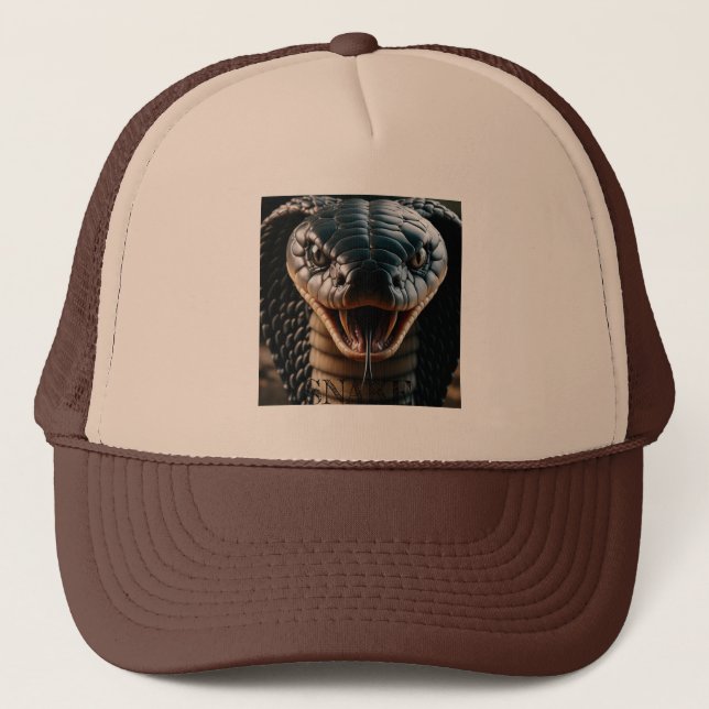 NOUVEAU DESIGN CLASSIQUE CASQUETTE STYLISH SNAKE (Devant)