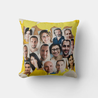 nouveau design jaune coussin