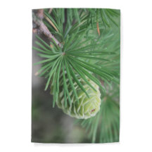 Nouveau drapeau de jardin en forme de cône de pin