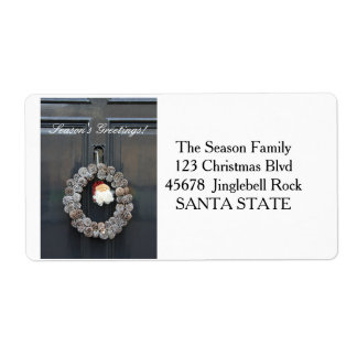 Nouveau Étiquette de vacances d'adresse