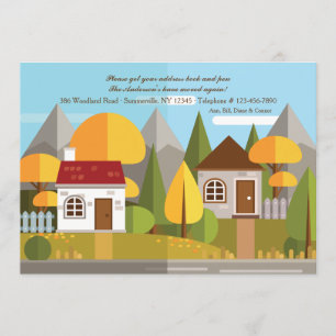 Nouveau faire-part à la maison