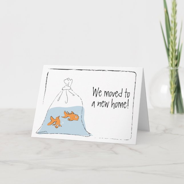 Nouveau faire-part à la maison (Devant)