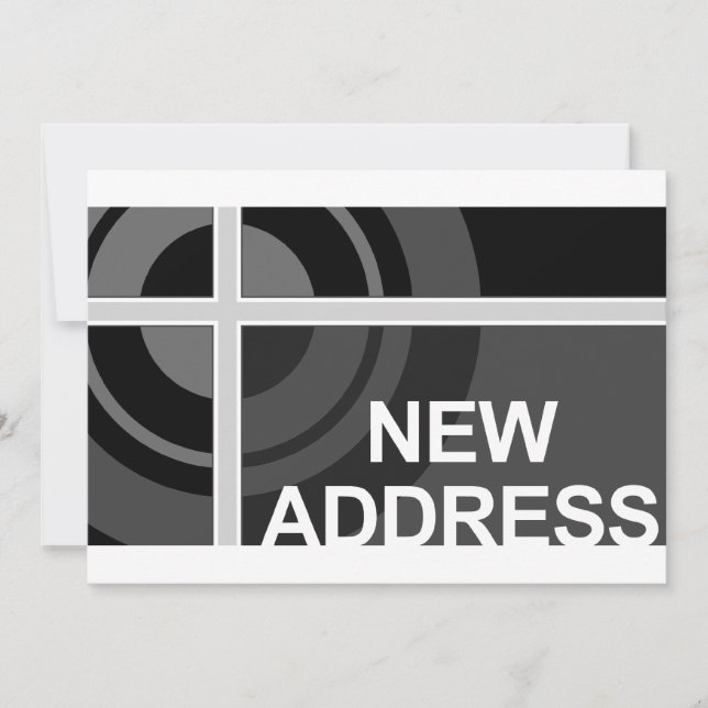 nouveau faire-part d'adresse (Devant)