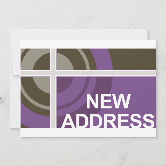 nouveau faire-part d'adresse (Devant)