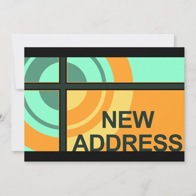 nouveau faire-part d'adresse (Devant)
