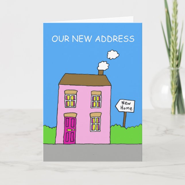 Nouveau Faire-part d'adresse (Devant)