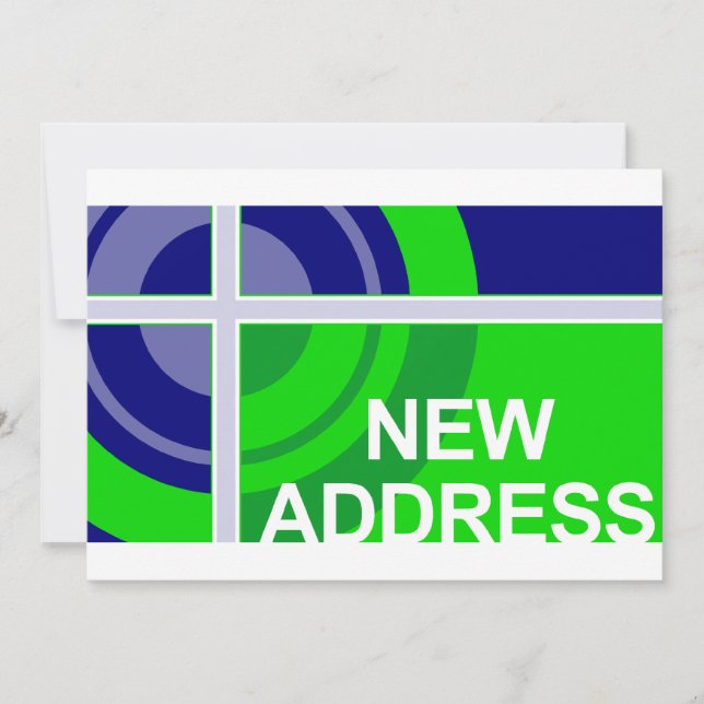 nouveau faire-part d'adresse (Devant)