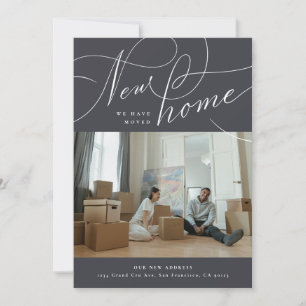 Nouveau Faire-part de déménagement à la main