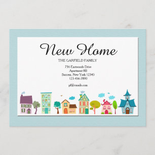 Nouveau Faire-part de déménagement de domicile