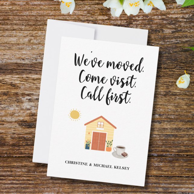 Nouveau Faire-part de déplacement d'adresse réside (Créateur téléchargé)