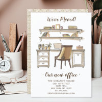 Nouveau Faire-part de déplacement Office