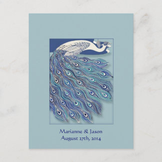 Nouveau Faire-part de mariage de Peacock