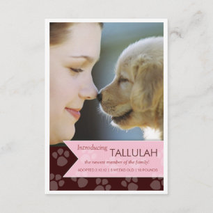 Nouveau faire-part de photo de bannière de rose de