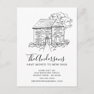 Nouveau faire-part mobile de la maison