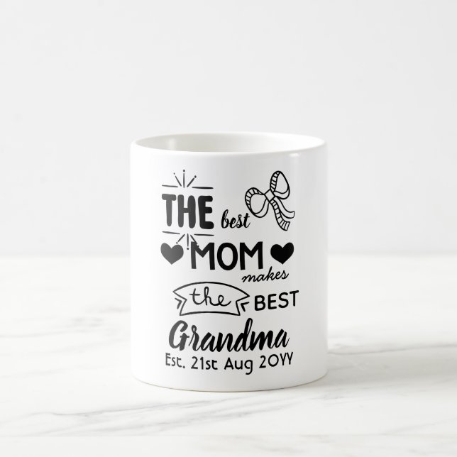 NOUVEAU GRANDMA MUG - Personnalisé pour GIGI, Nana (Centre)