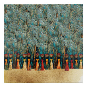 NOUVEAU HAITI unique, Aruba, Antigua Poster