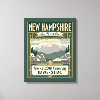 Nouveau Hampshire Art Déco 250e anniversaire de l'