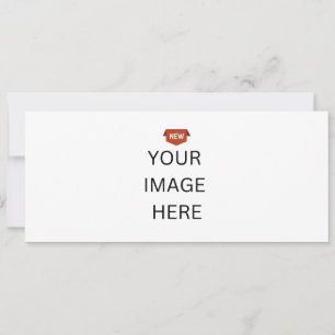 NOUVEAU ! Invitation - 10 cm x 23 cm - Sur mesure