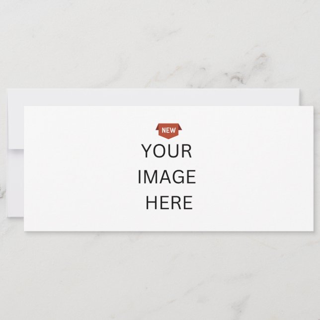 NOUVEAU ! Invitation - 10 cm x 23 cm - Sur mesure (Devant)