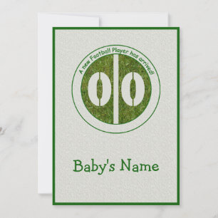 Nouveau joueur de football Arrivé Faire-part